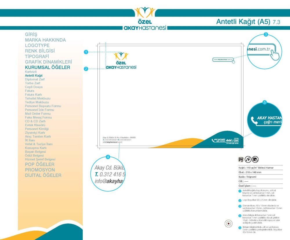 Katalog Tasarım Ankara Akay Hastanesi