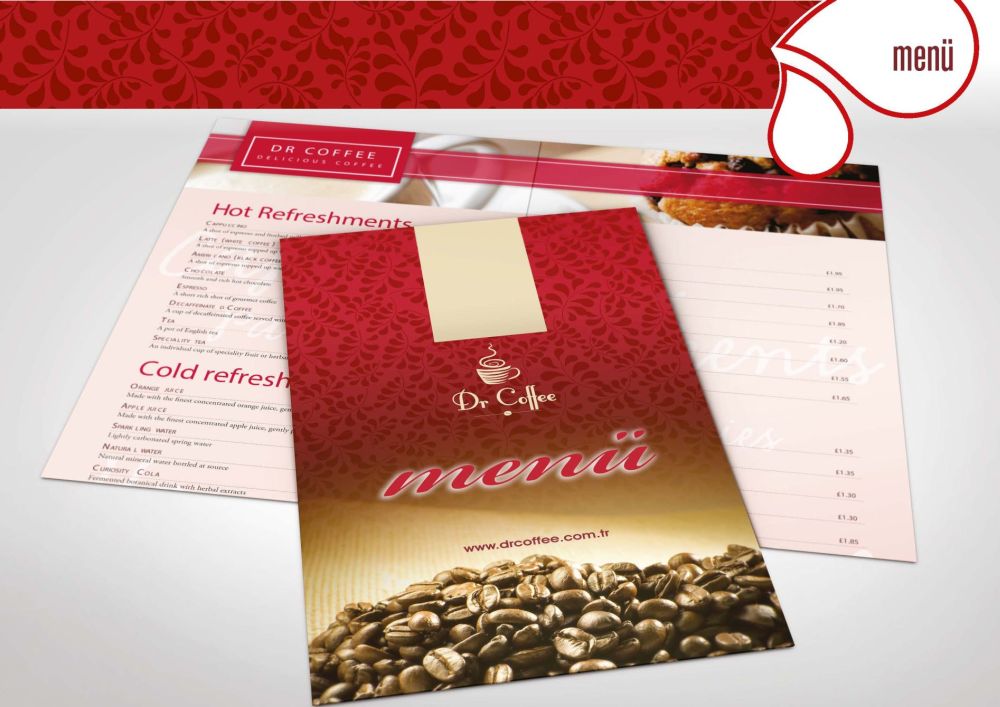 Katalog Tasarım Ankara Dr Coffee