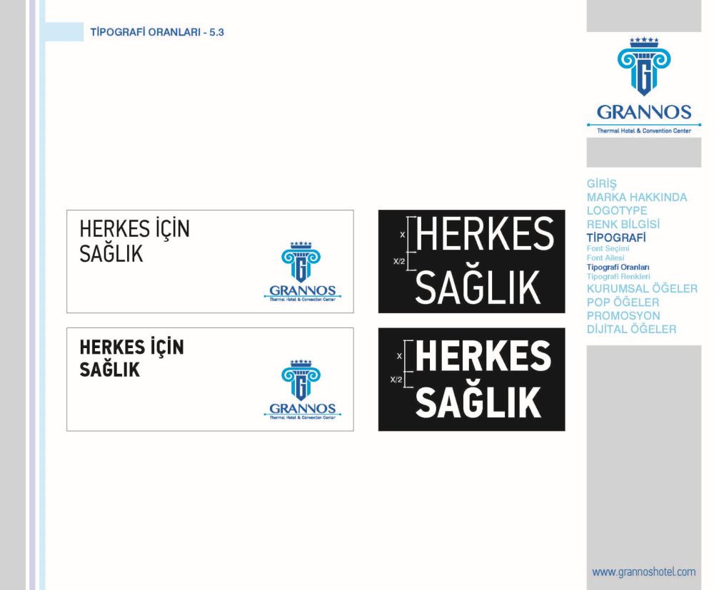 Katalog Tasarım Ankara Grannos Hotel