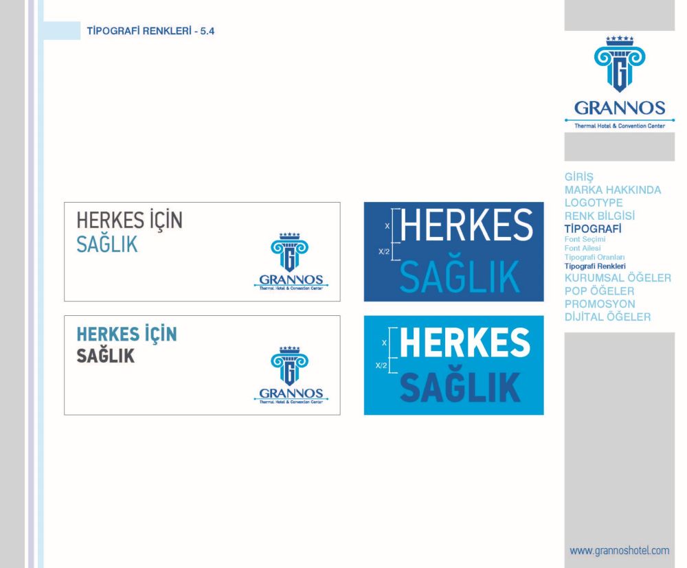 Katalog Tasarım Ankara Grannos Hotel