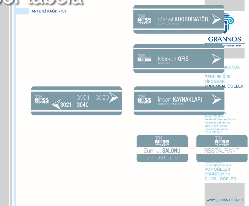 Katalog Tasarım Ankara Grannos Hotel