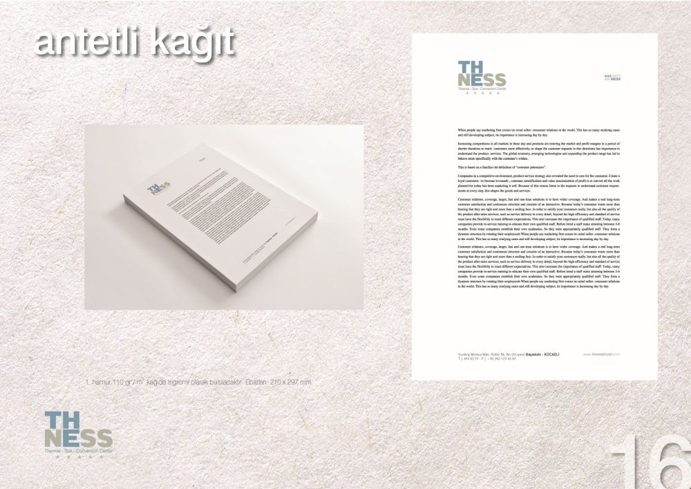 Katalog Tasarım Ankara The Ness Hotel