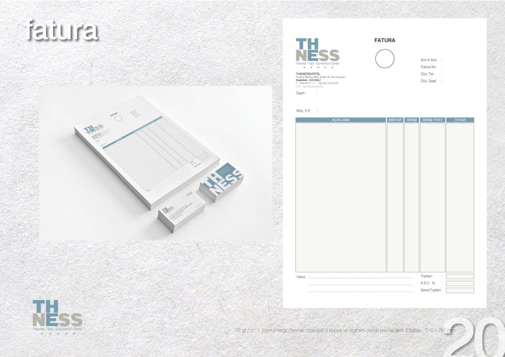 Katalog Tasarım Ankara The Ness Hotel