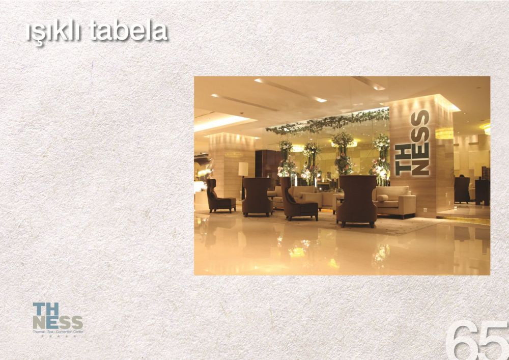 Katalog Tasarım Ankara The Ness Hotel